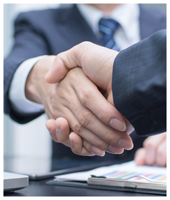 Businessmen Shaking Hands